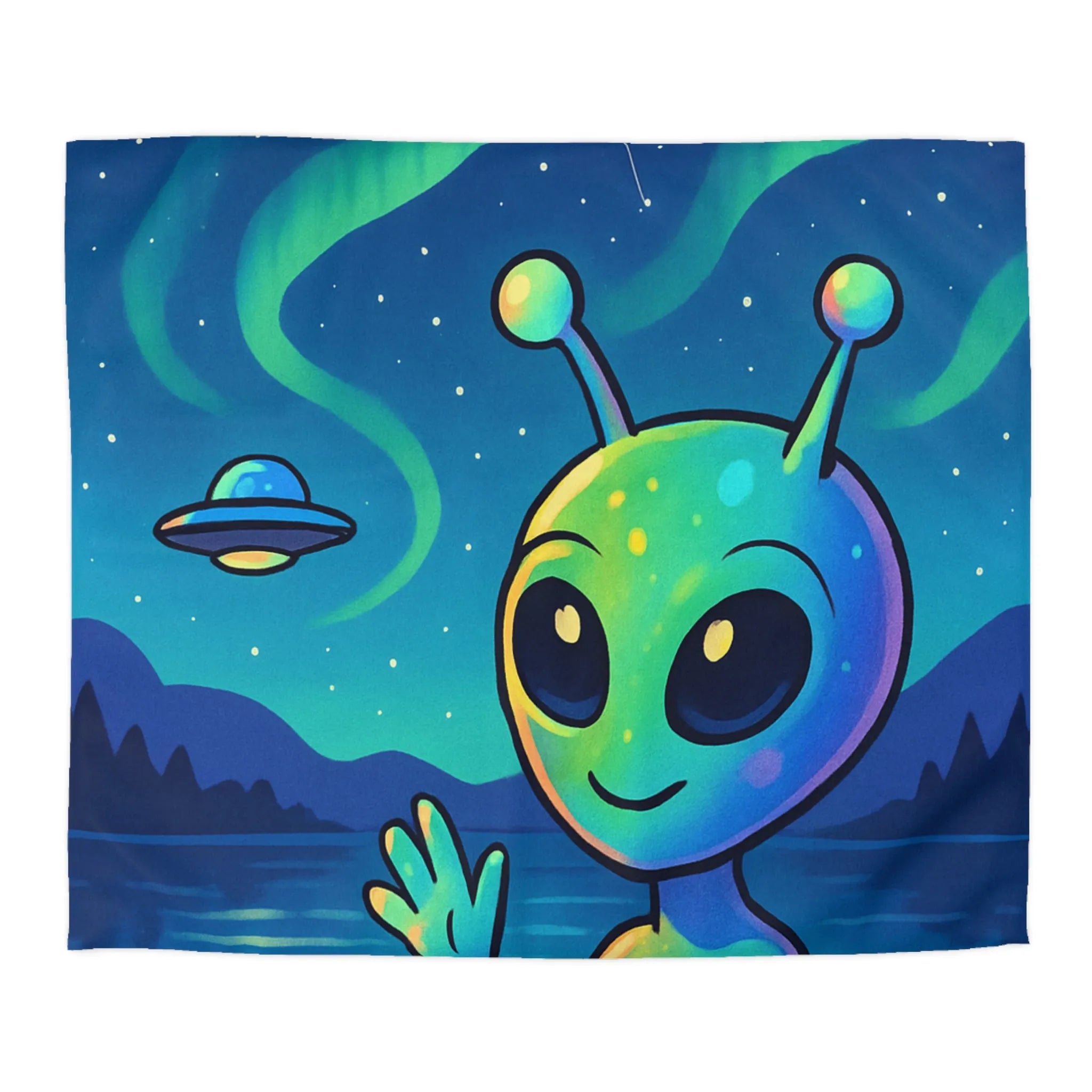 Housse de Couette Microfibre Art Graphique Contemporain Style Décoratif Chambre Tendance