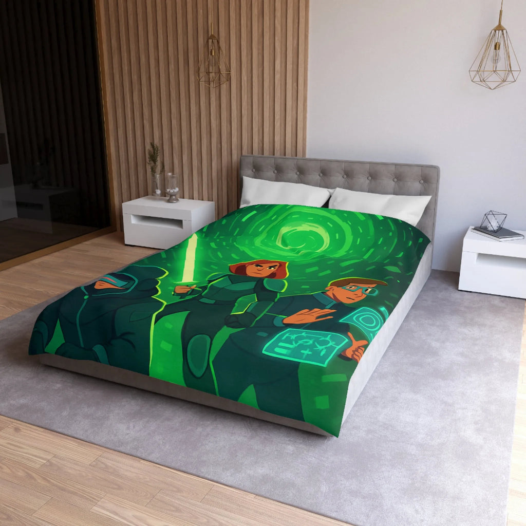 Housse de Couette Microfibre Création Artistique Moderne Design Exclusif Décoration Chambre