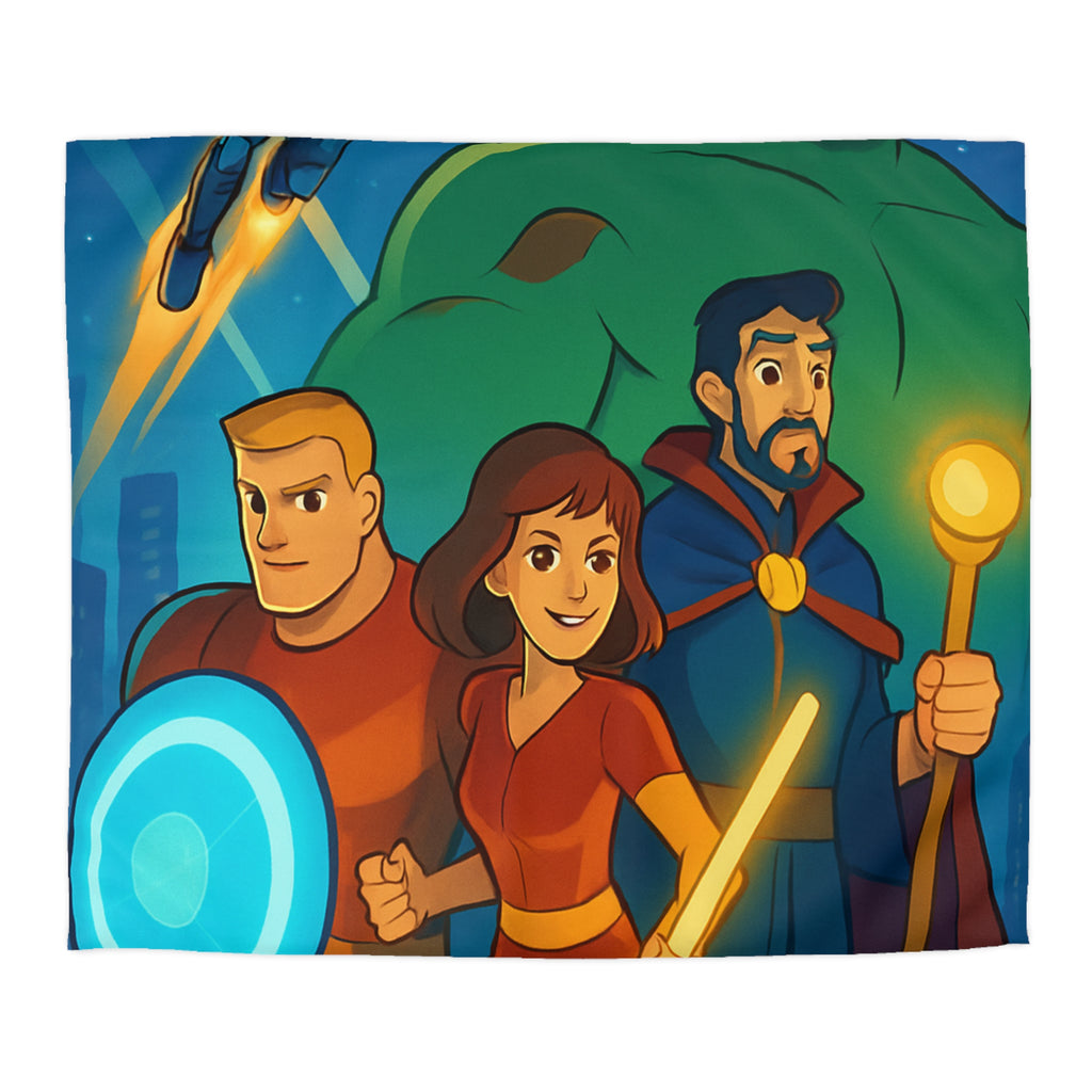 Housse de Couette Microfibre Design Artistique Moderne Décoration Chambre Confort Premium