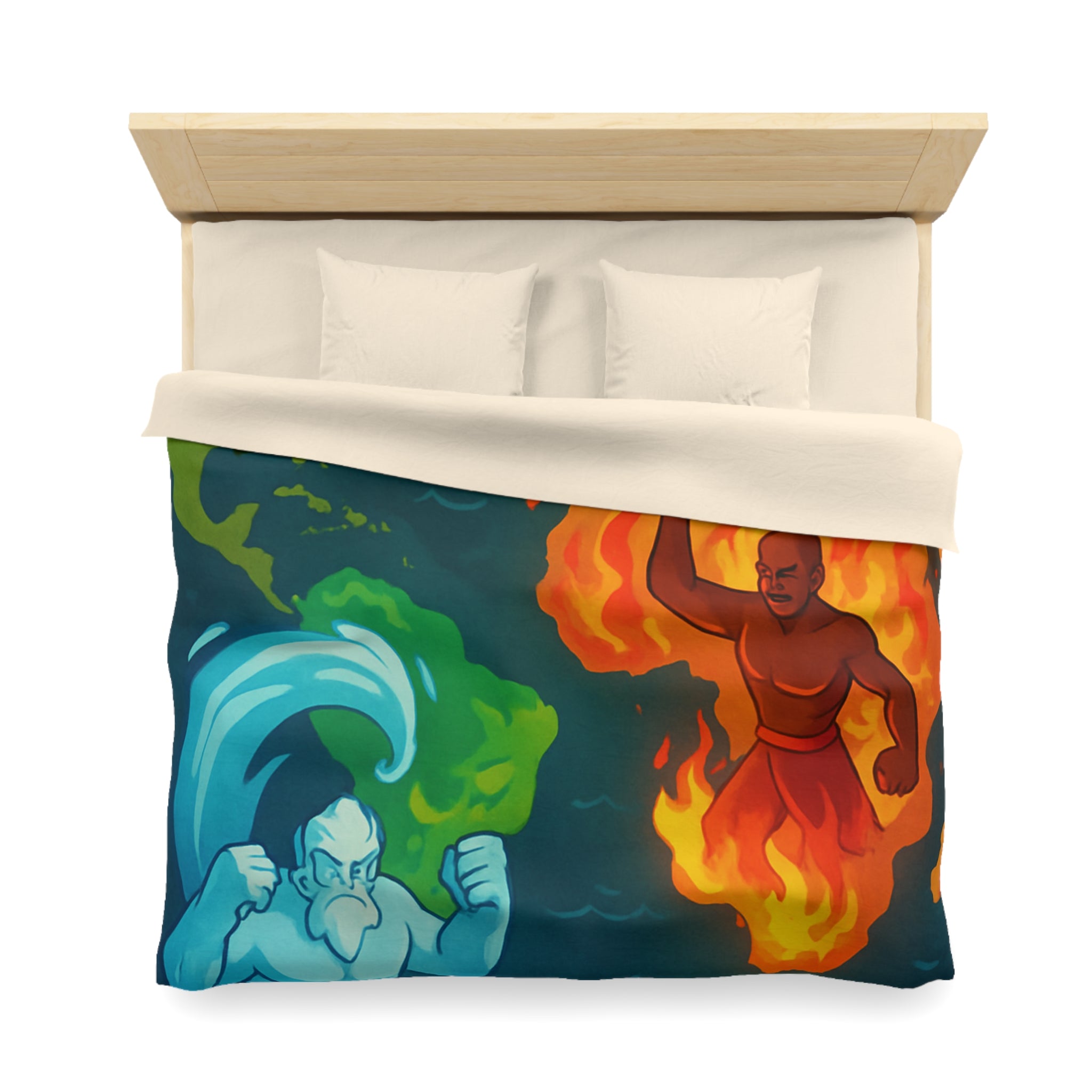 Housse de Couette Microfibre Création Artistique Moderne Design Exclusif Décoration Chambre