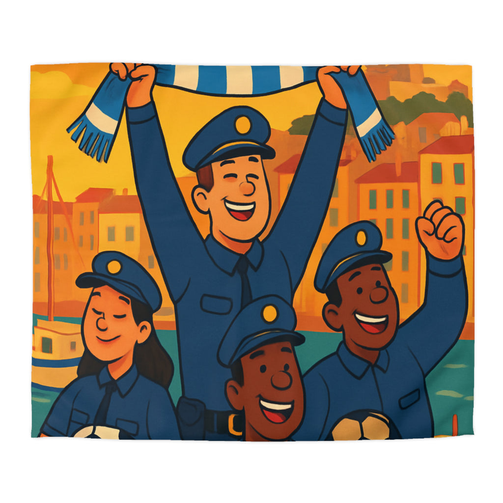 Housse de Couette Microfibre Illustration Unique Design Moderne Décoration Intérieure Raffinée