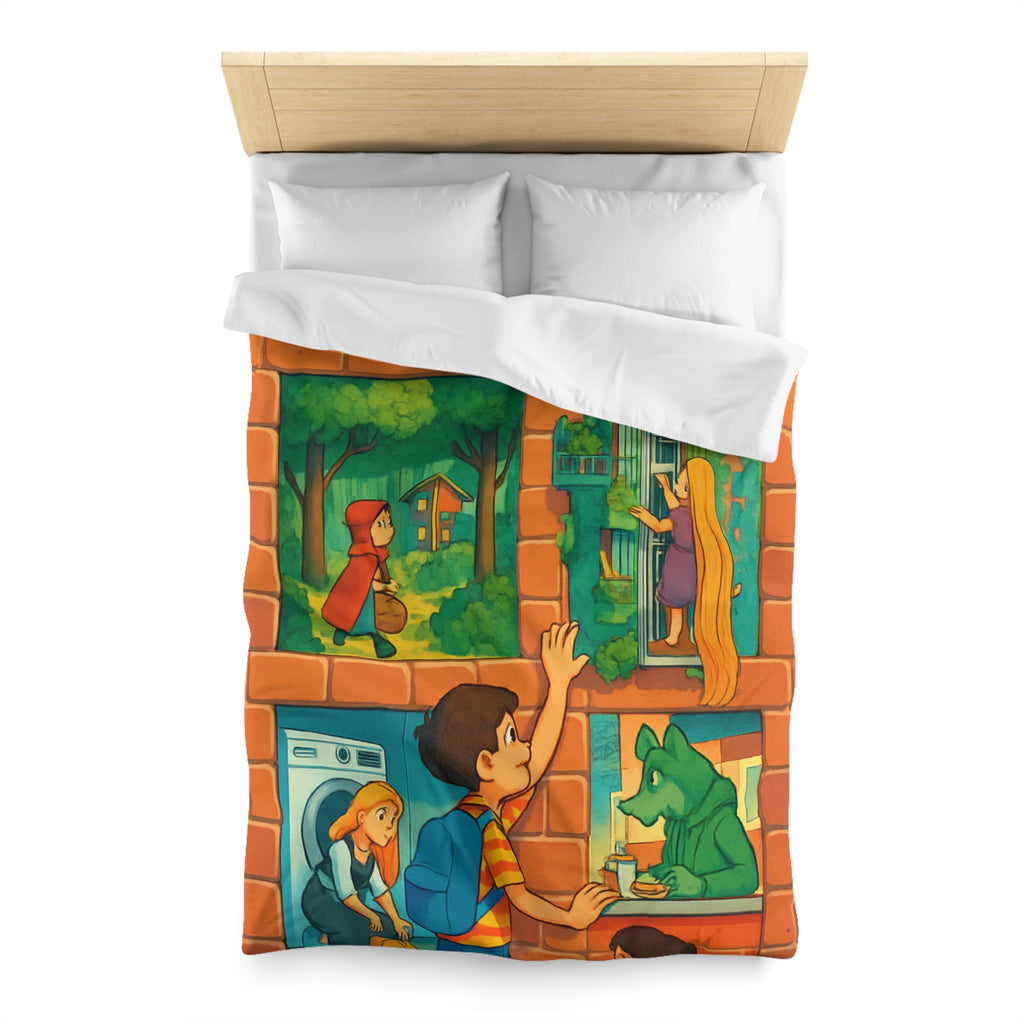 Housse de Couette Microfibre Création Artistique Moderne Design Exclusif Décoration Chambre