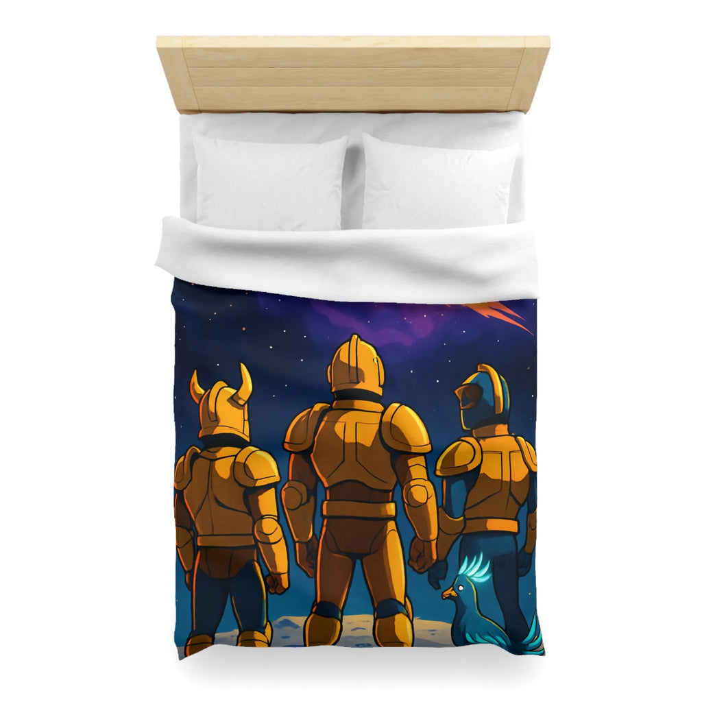 Explorez l'univers avec une housse de couette spatiale unique et captivante