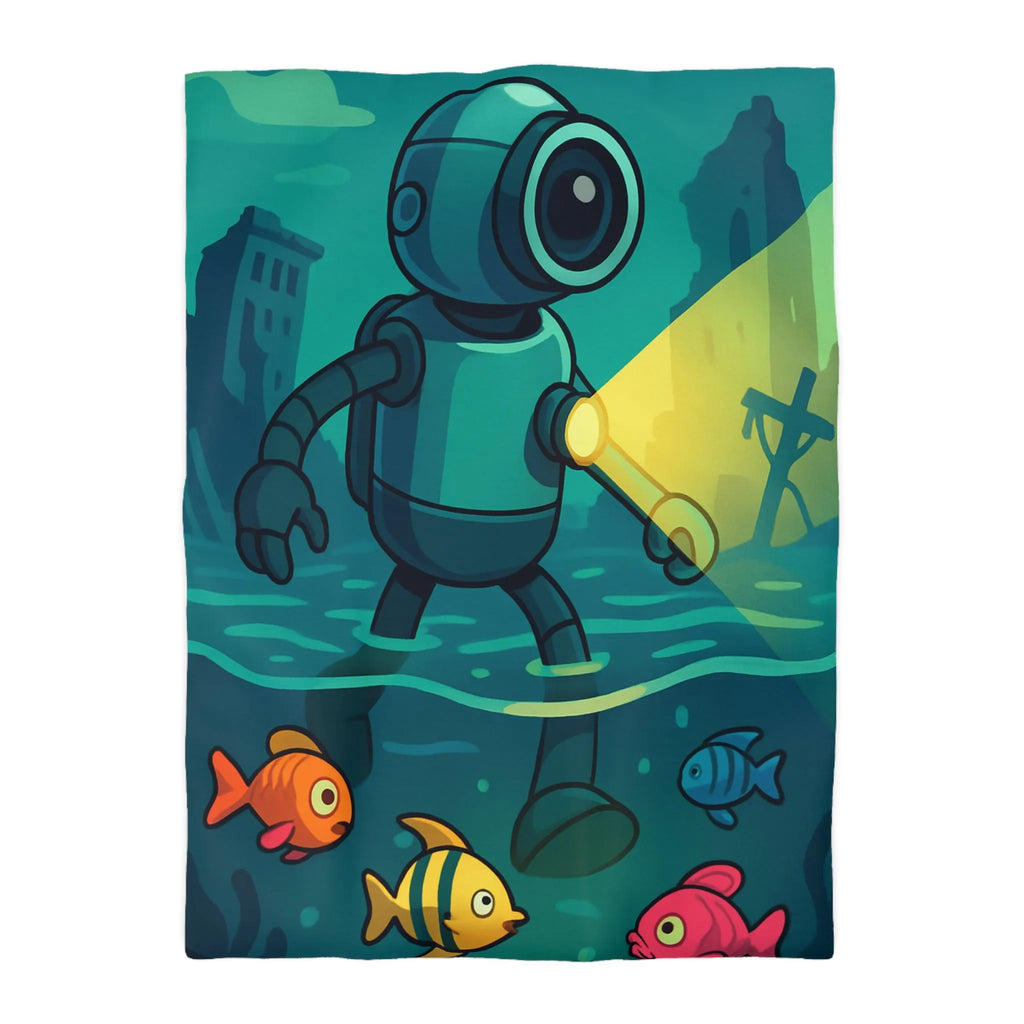 Explorez les Merveilles Sous-Marines avec un Robot Scaphandre et Poissons Colorés Magnifiques