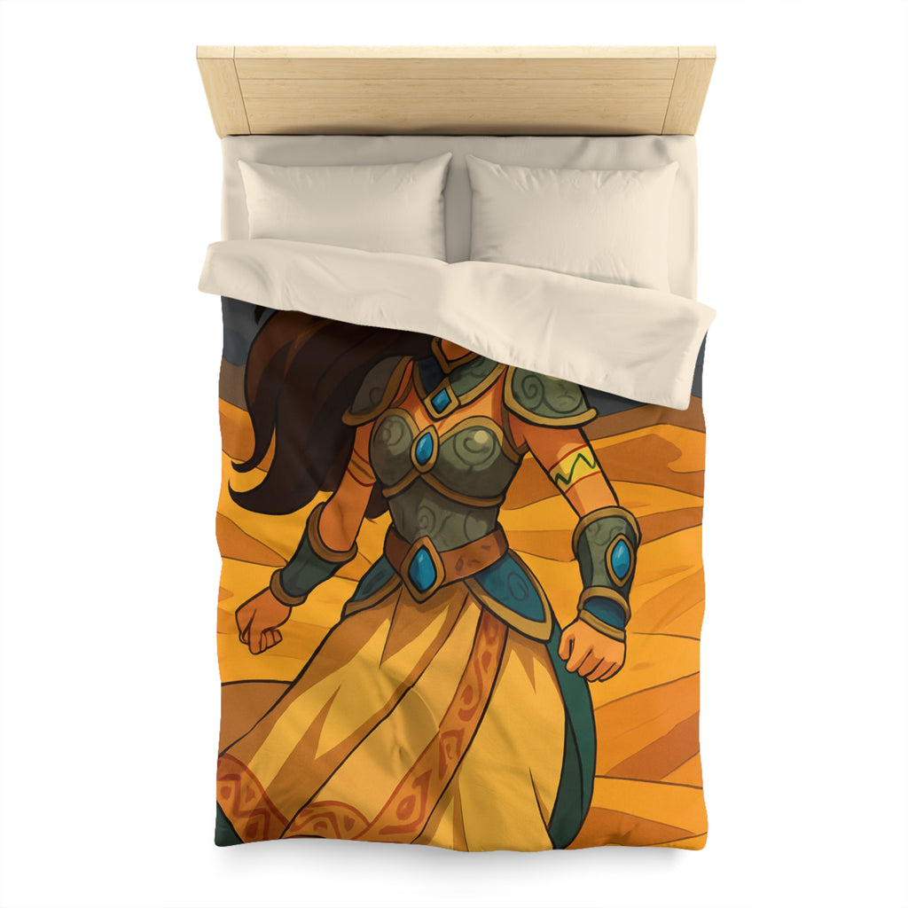 Housse de Couette Microfibre Design Artistique Moderne Décoration Chambre Confort Premium