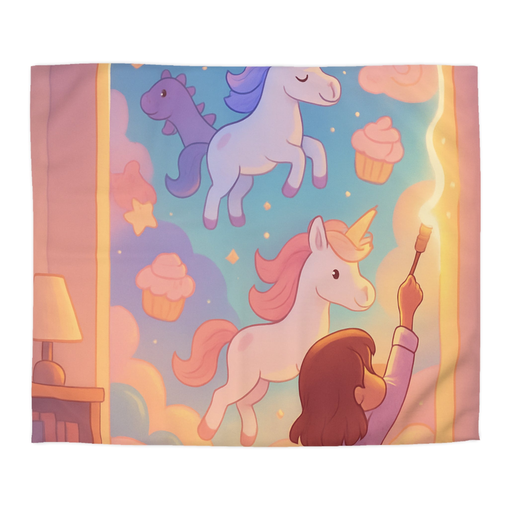 Housse de Couette Microfibre Design Artistique Moderne Décoration Chambre Confort Premium