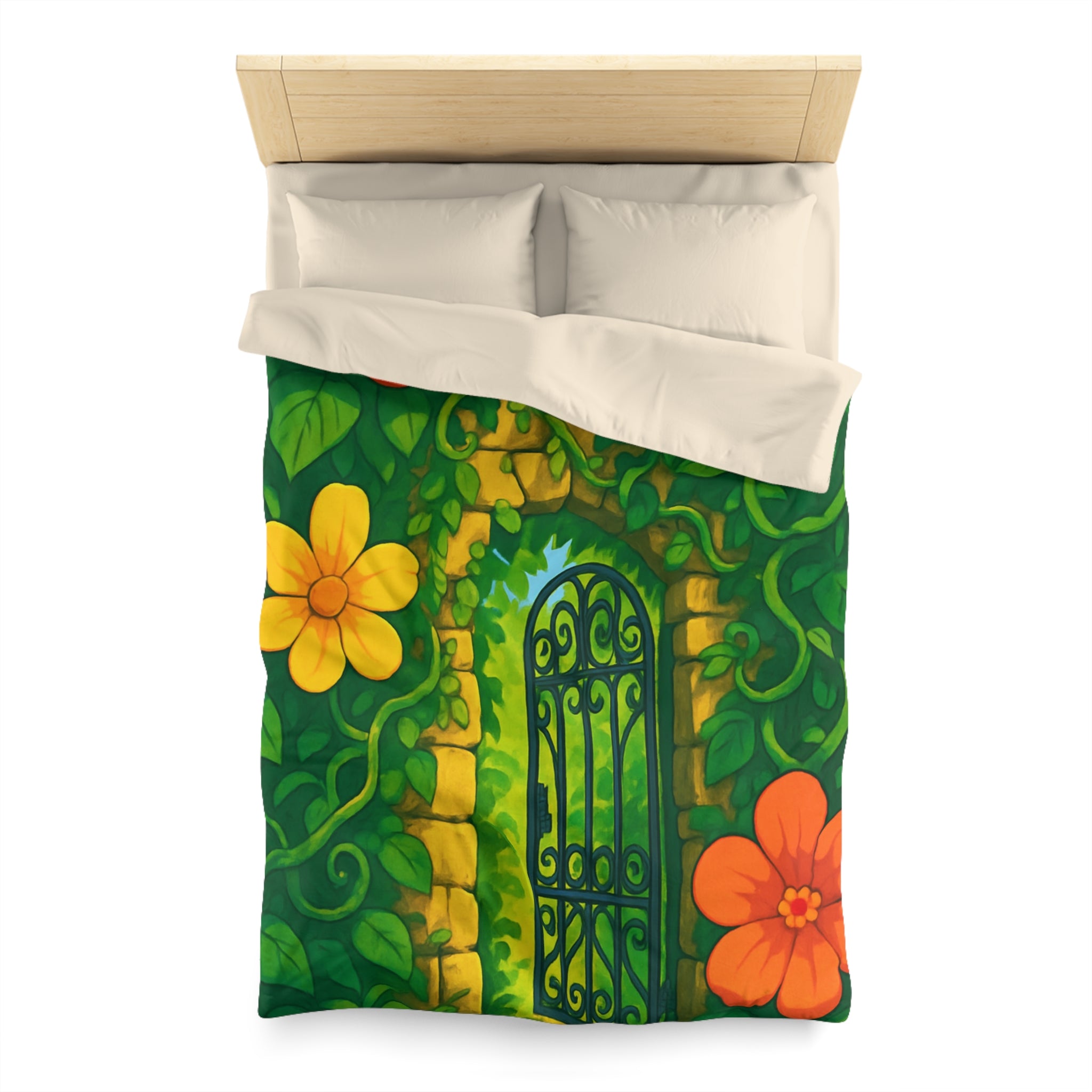 Housse de Couette Microfibre Création Artistique Moderne Design Exclusif Décoration Chambre