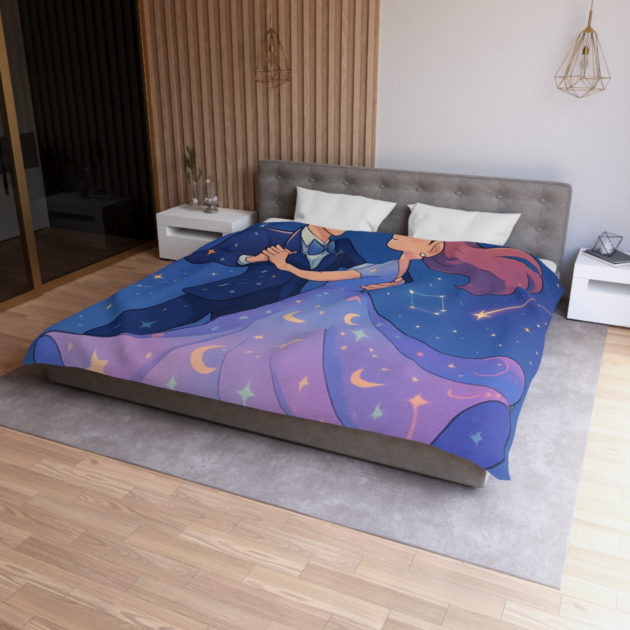 Housse de Couette Microfibre Création Artistique Moderne Design Exclusif Décoration Chambre