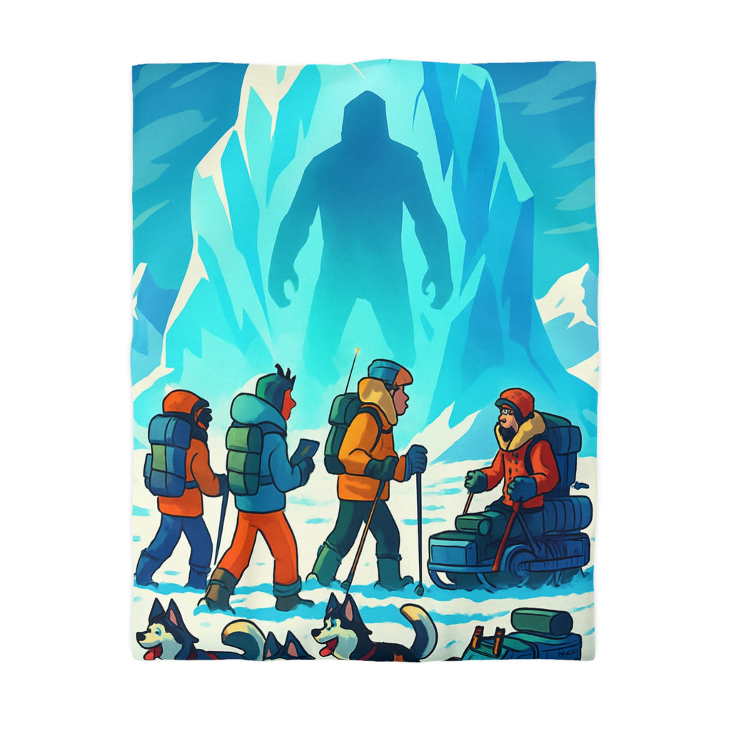 Housse de Couette Microfibre Illustration Unique Design Moderne Décoration Intérieure Raffinée