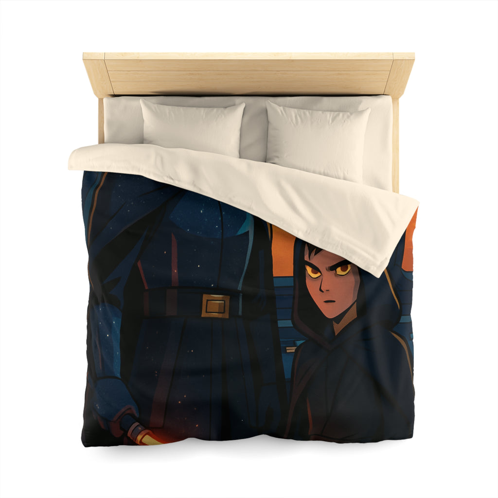 Housse de Couette Microfibre Design Artistique Moderne Décoration Chambre Confort Premium