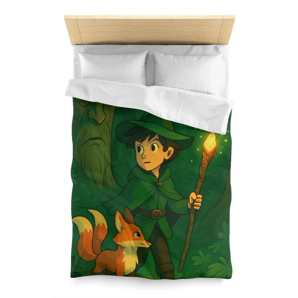 Housse de Couette Microfibre Art Graphique Contemporain Style Décoratif Chambre Tendance