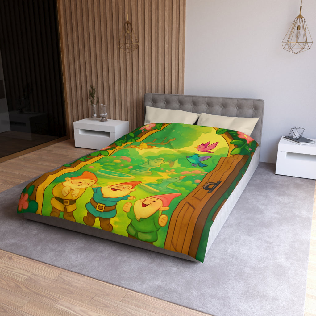 Housse de Couette Microfibre Motif Créatif Original Style Contemporain Chambre Élégante