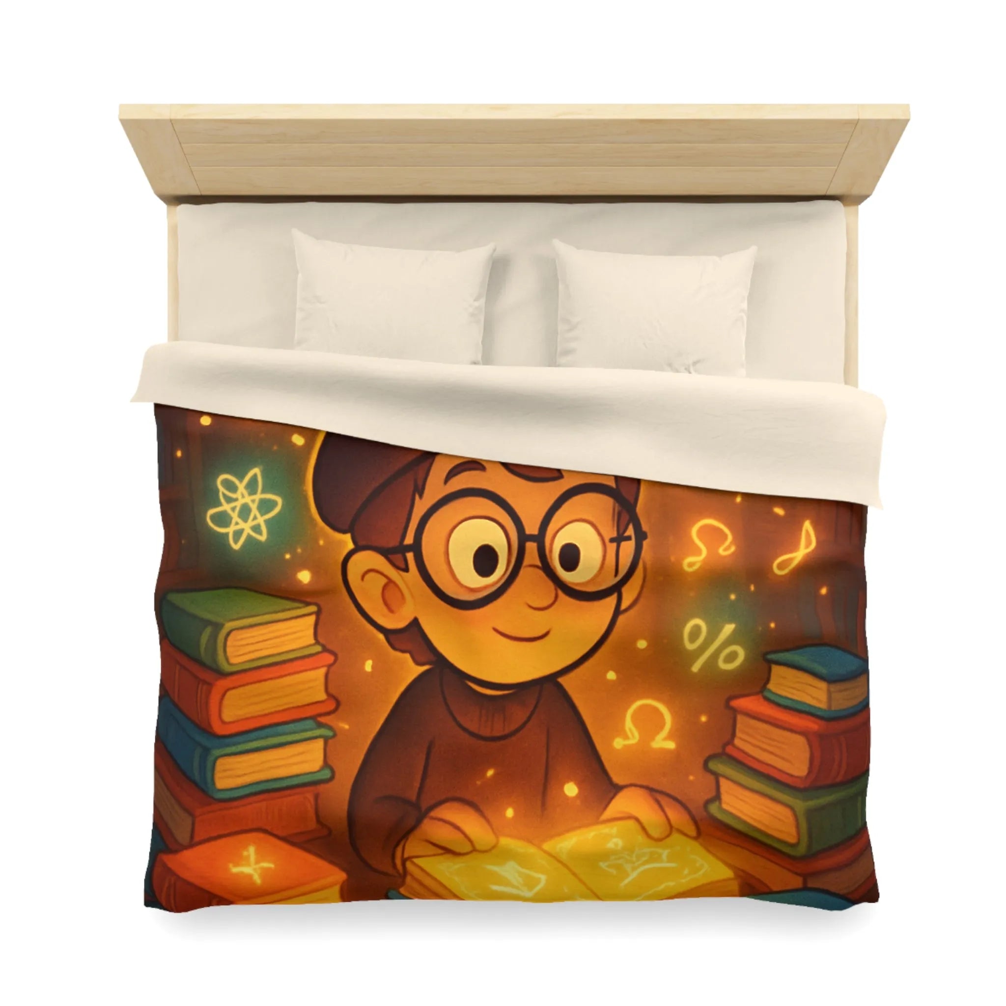 Housse de Couette Microfibre Art Graphique Contemporain Style Décoratif Chambre Tendance