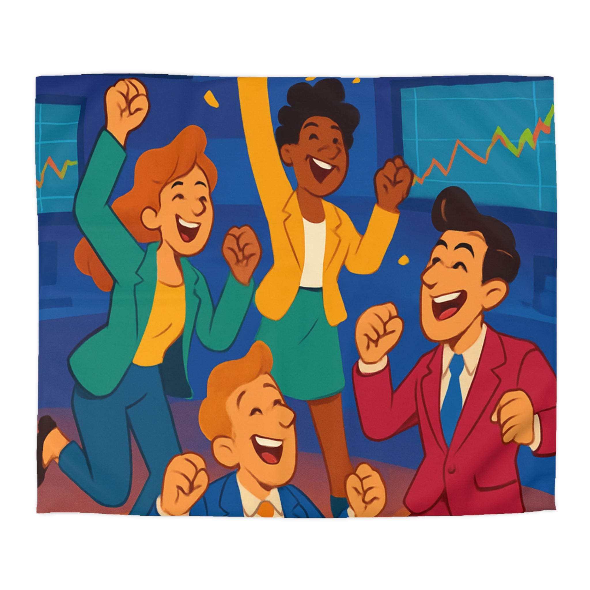 Housse de Couette Microfibre Motif Créatif Original Style Contemporain Chambre Élégante