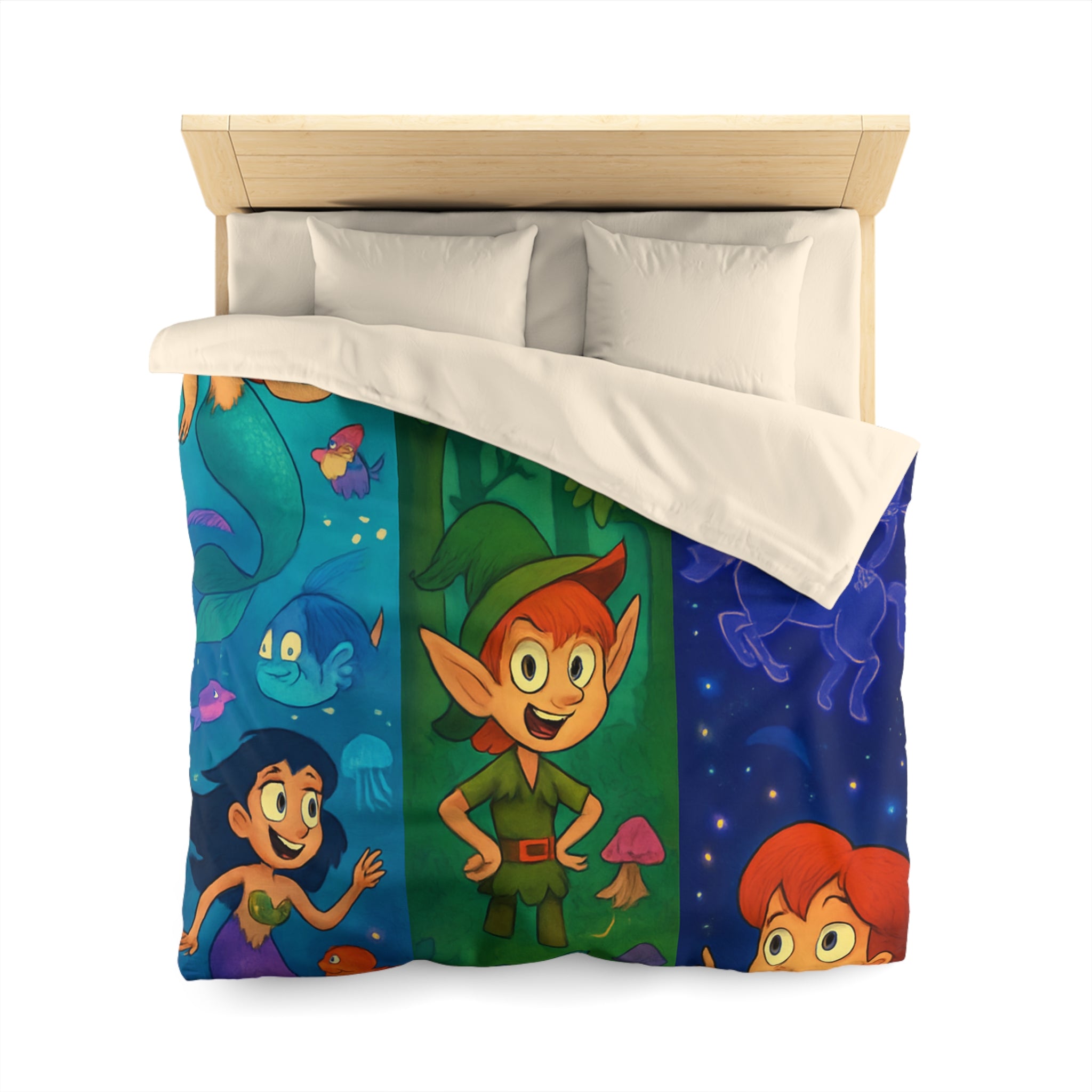 Housse de Couette Microfibre Création Artistique Moderne Design Exclusif Décoration Chambre