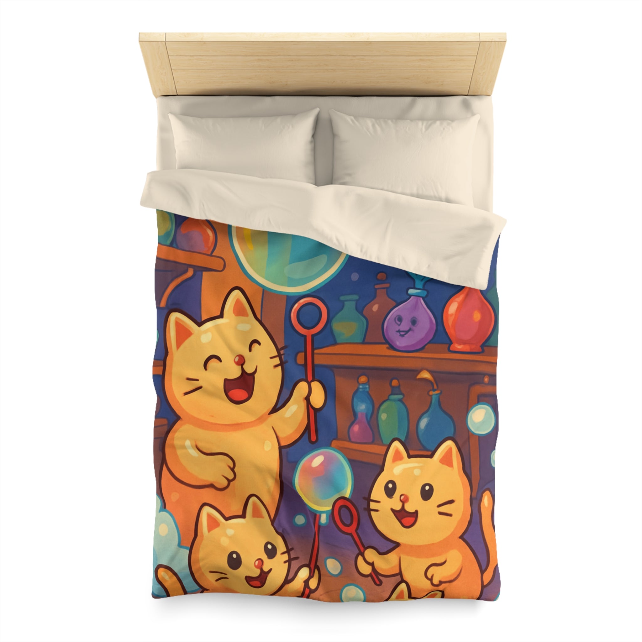 Housse de Couette Microfibre Création Artistique Moderne Design Exclusif Décoration Chambre