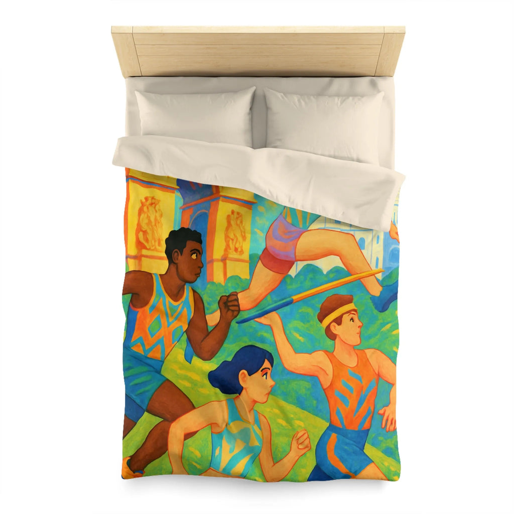 Housse de Couette Microfibre Création Artistique Moderne Design Exclusif Décoration Chambre