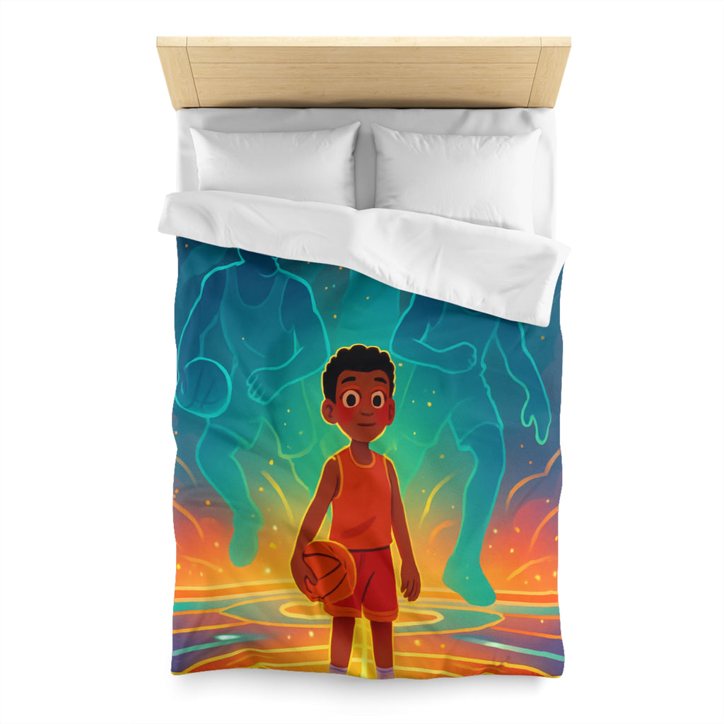 Housse de Couette Microfibre Illustration Unique Design Moderne Décoration Intérieure Raffinée