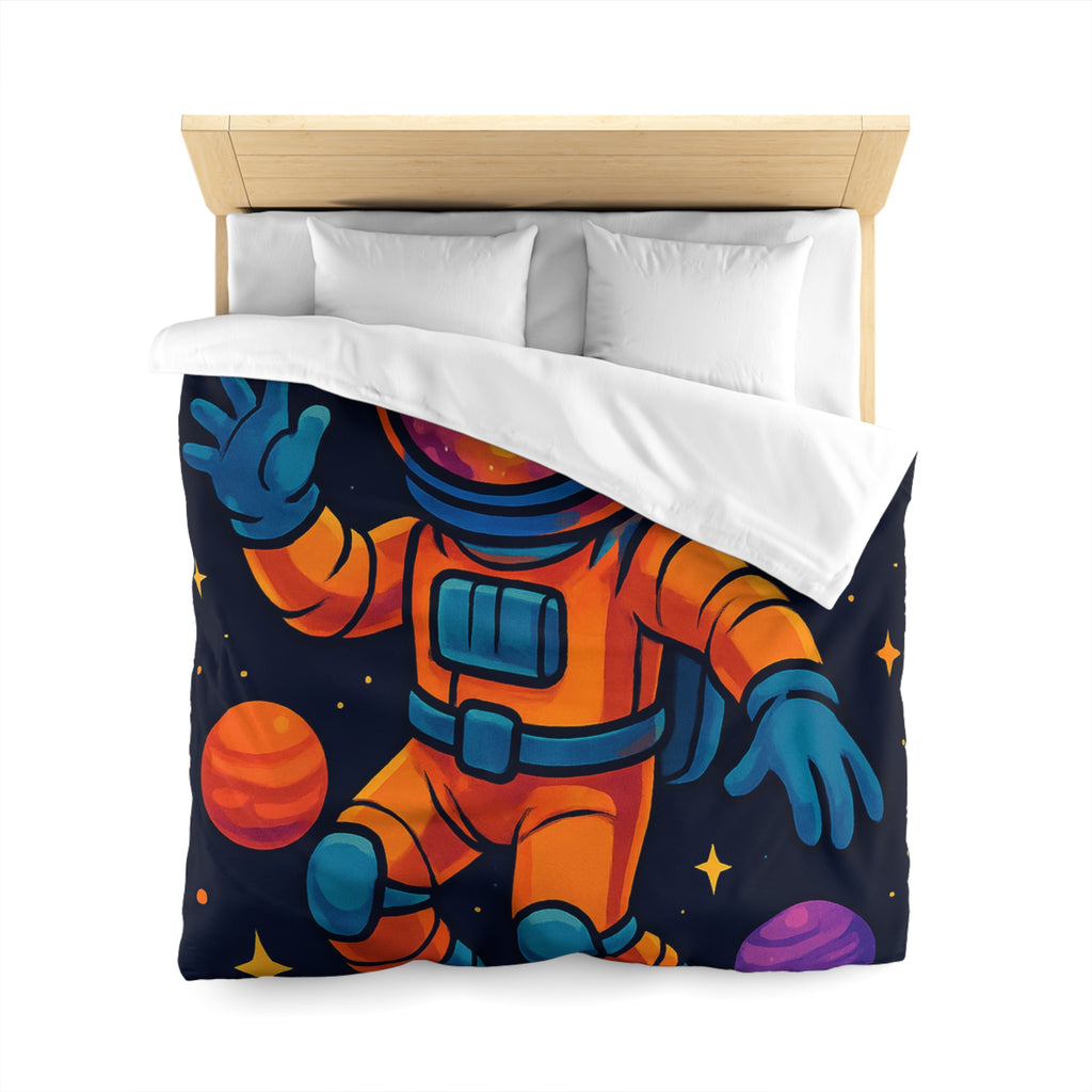 Housse de Couette Microfibre Illustration Unique Design Moderne Décoration Intérieure Raffinée