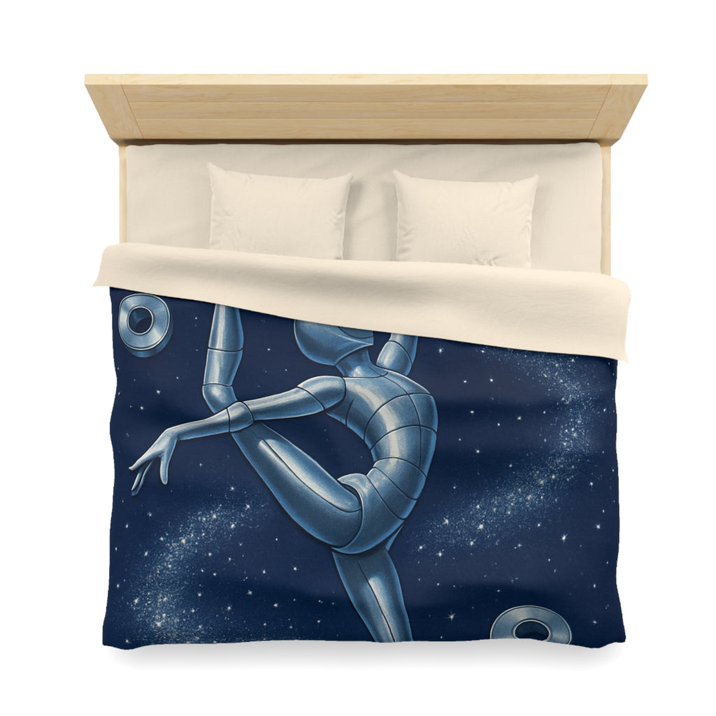 Housse de Couette Microfibre Illustration Unique Design Moderne Décoration Intérieure Raffinée