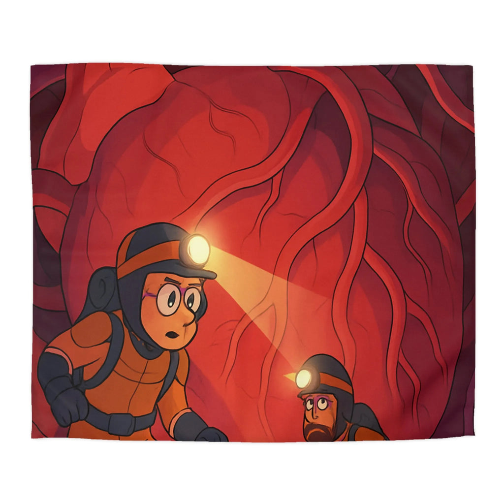 Explorez l’aventure intérieure avec une housse de couette motif cœur et explorateurs