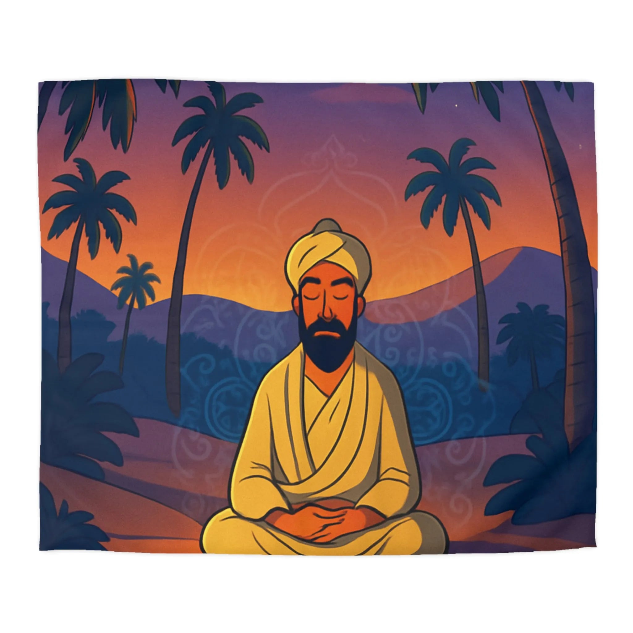 Housse de Couette Microfibre Art Graphique Contemporain Style Décoratif Chambre Tendance