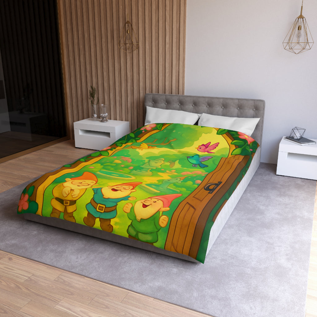 Housse de Couette Microfibre Motif Créatif Original Style Contemporain Chambre Élégante