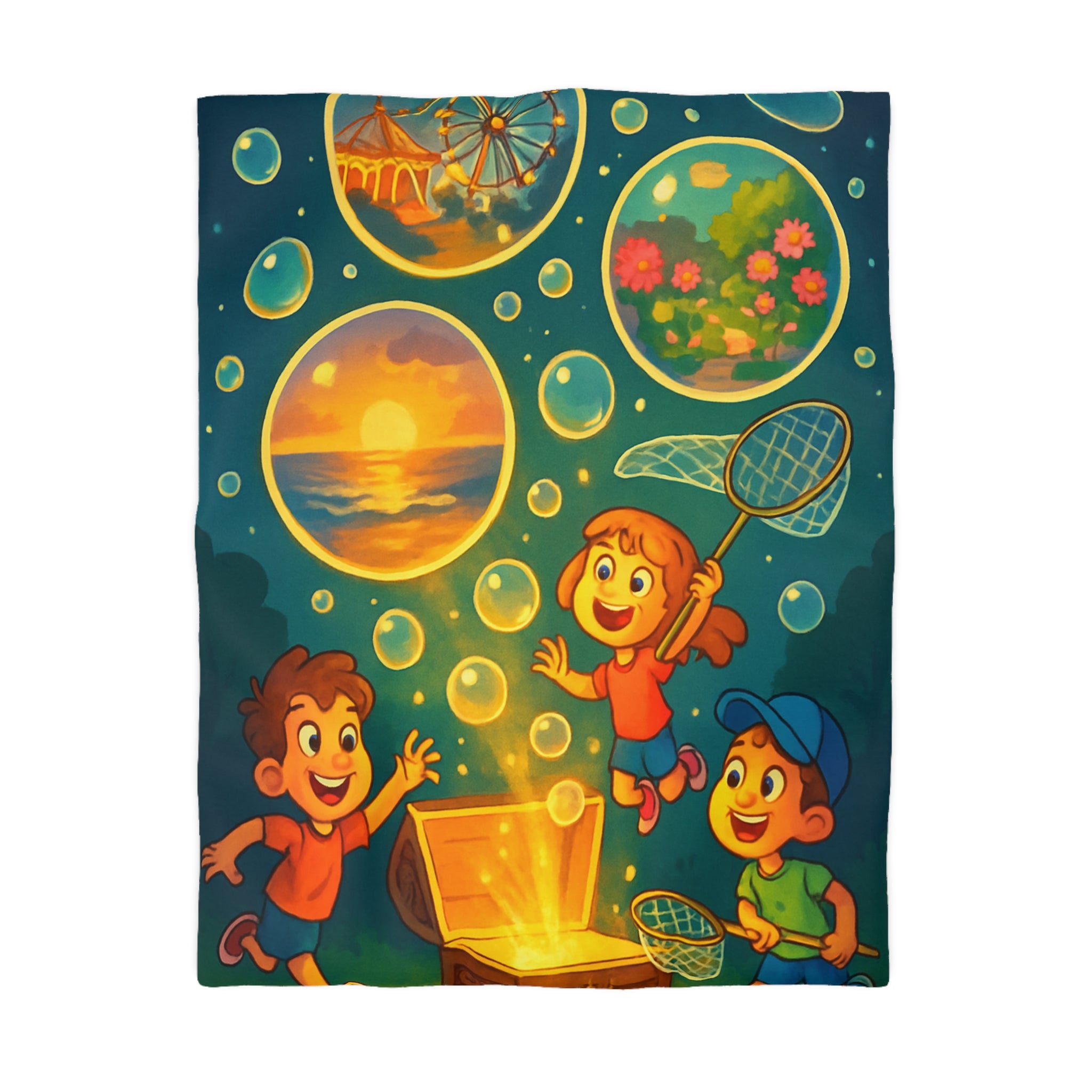 Housse de Couette Microfibre Motif Créatif Original Style Contemporain Chambre Élégante