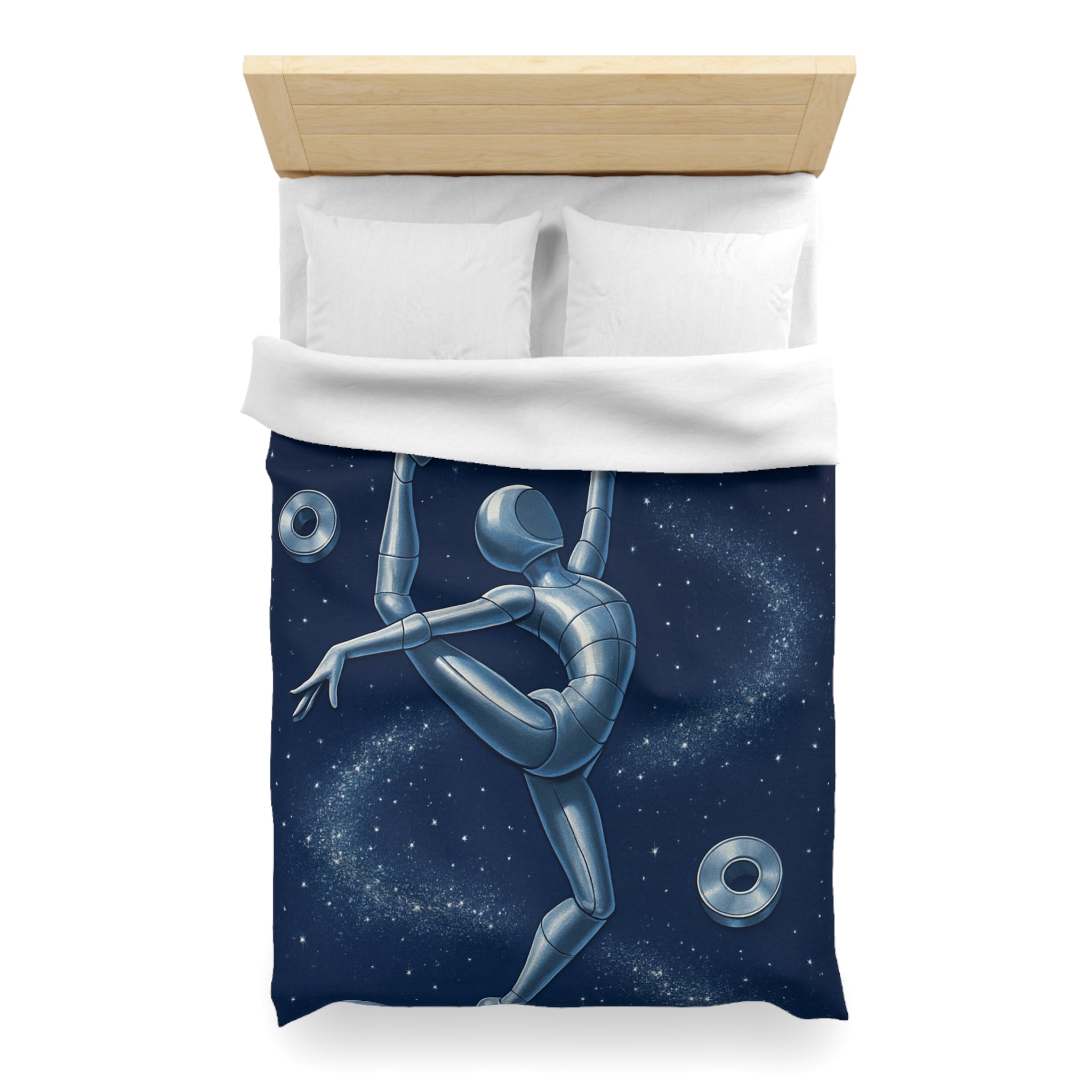 Housse de Couette Microfibre Illustration Unique Design Moderne Décoration Intérieure Raffinée