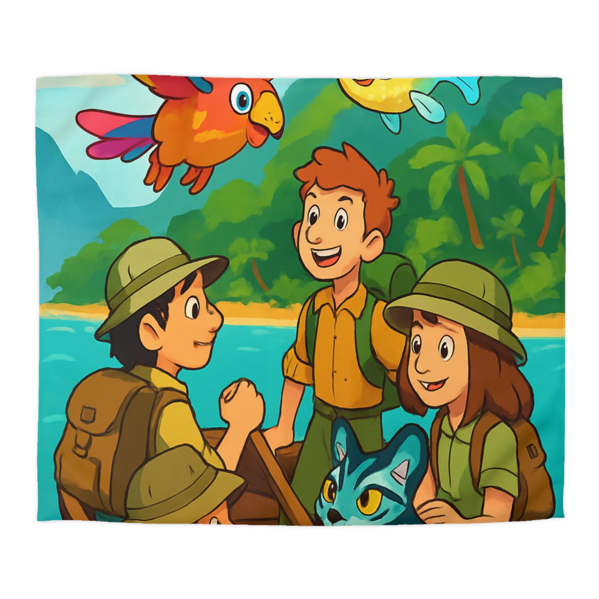 Housse de Couette Microfibre Design Artistique Moderne Décoration Chambre Confort Premium