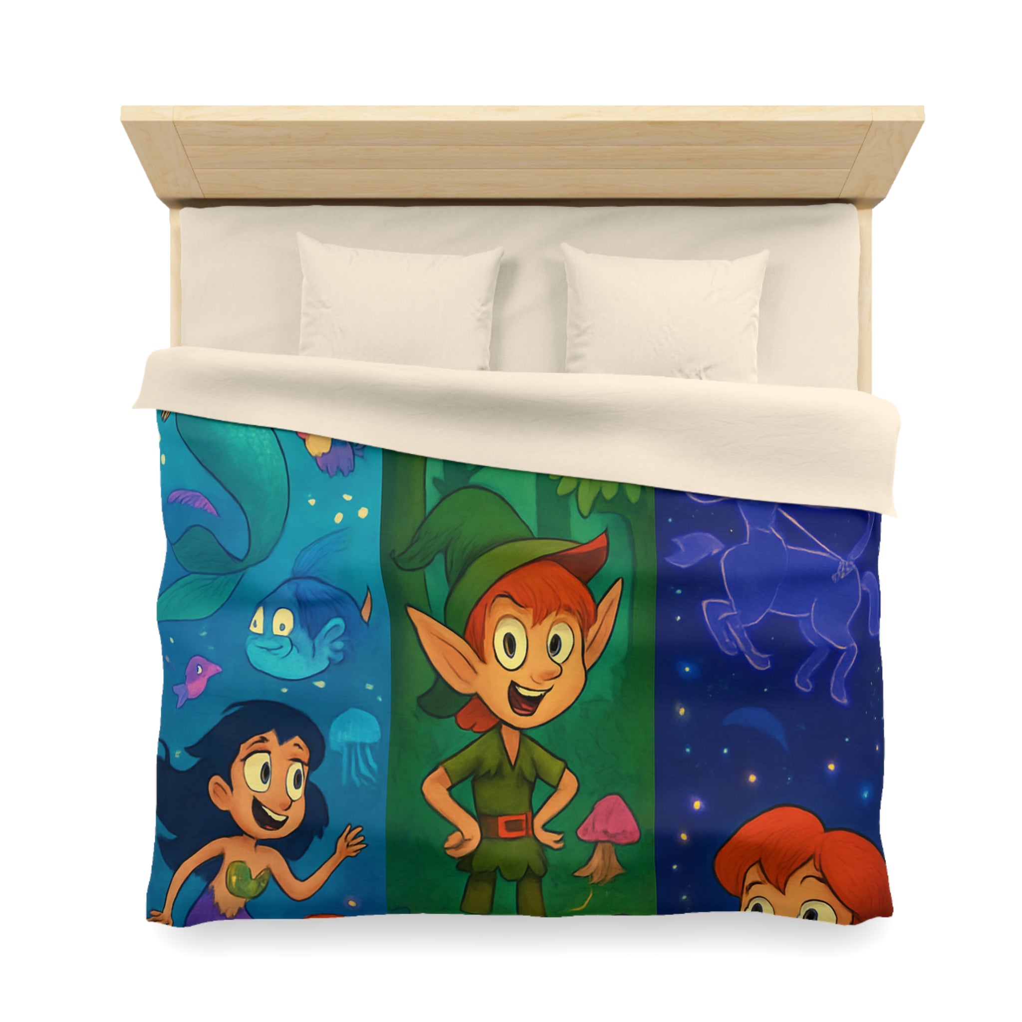 Housse de Couette Microfibre Création Artistique Moderne Design Exclusif Décoration Chambre