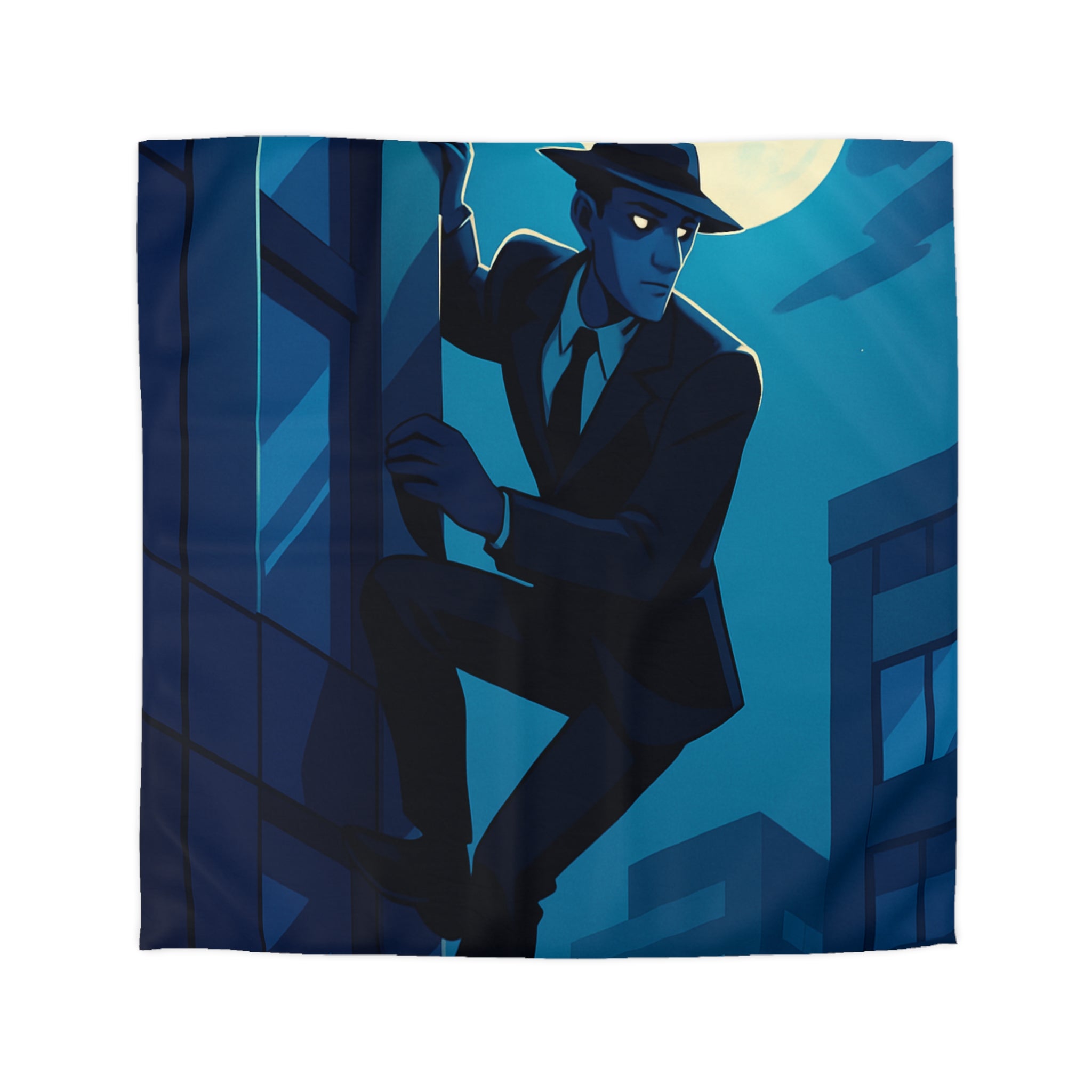 Housse de Couette Microfibre Illustration Unique Design Moderne Décoration Intérieure Raffinée