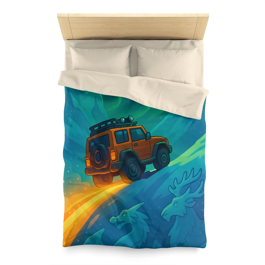 Aventure Hivernale Arctique avec Motifs Scandinaves et Aurores Boréales Scintillantes