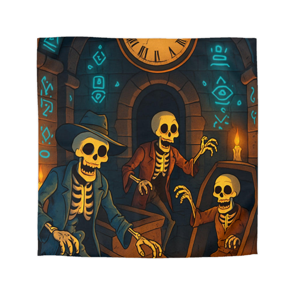 Housse de Couette Microfibre Illustration Unique Design Moderne Décoration Intérieure Raffinée