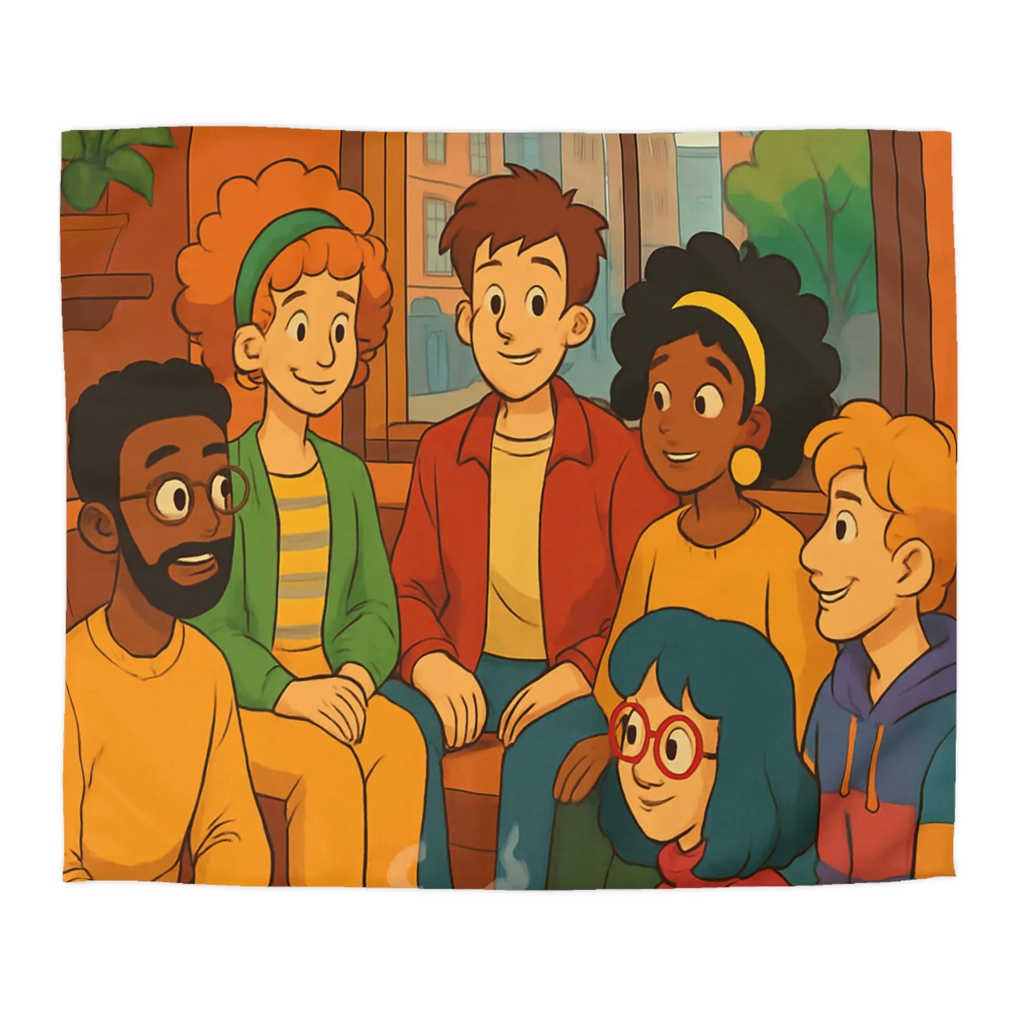 Housse de Couette Microfibre Art Graphique Contemporain Style Décoratif Chambre Tendance