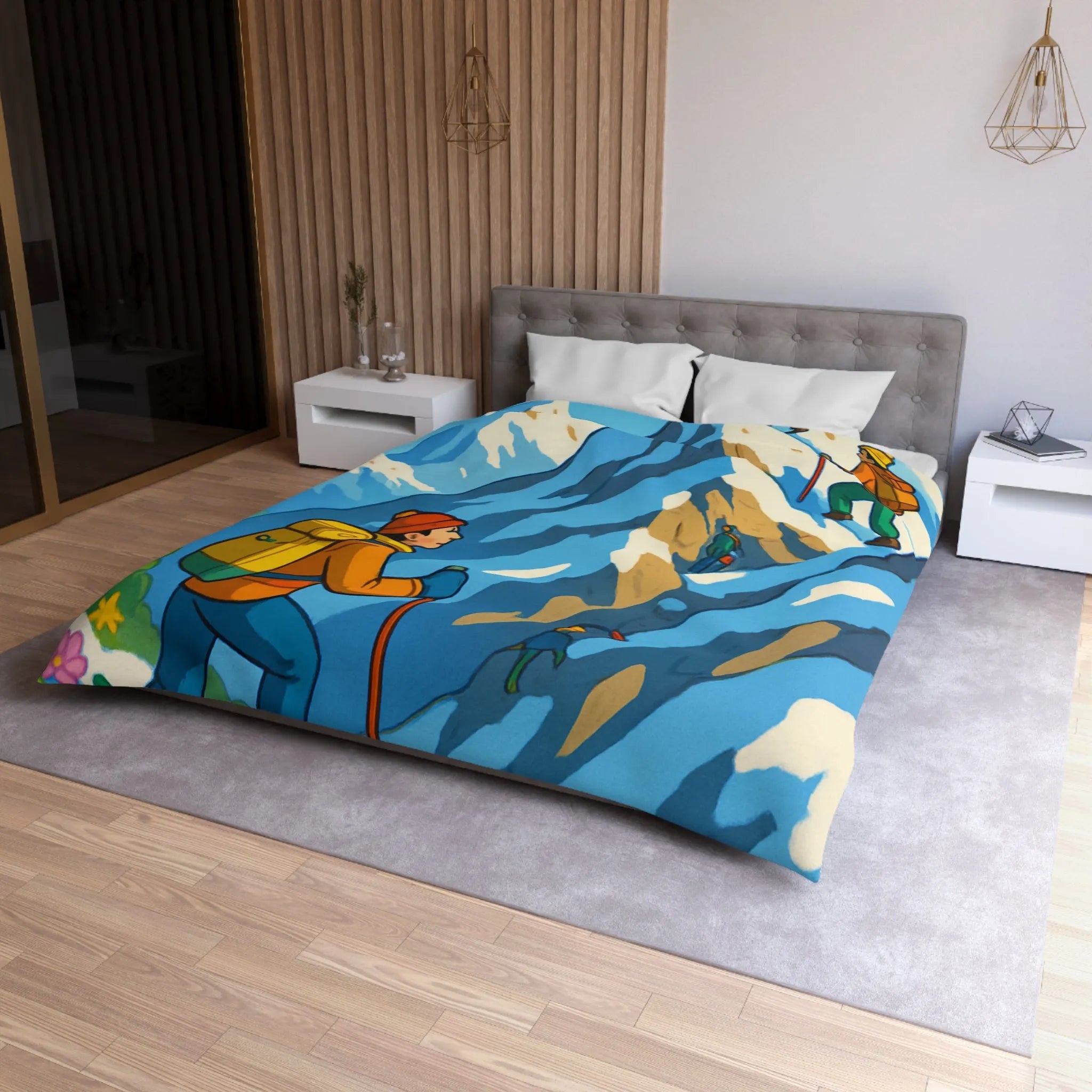 Housse de Couette Microfibre Création Artistique Moderne Design Exclusif Décoration Chambre