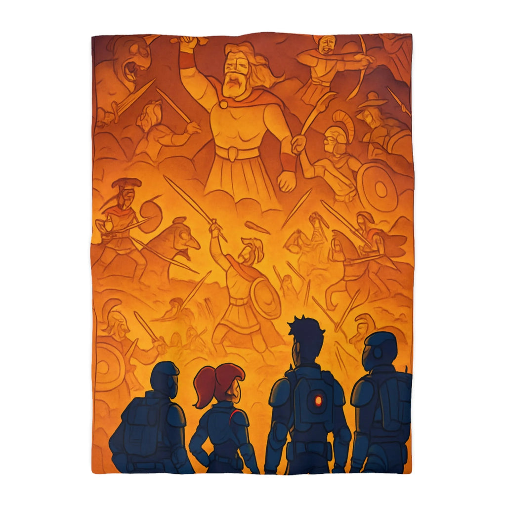 Housse de Couette Aventure Space Opéra Guerriers pour Fans de Science-fiction Épique