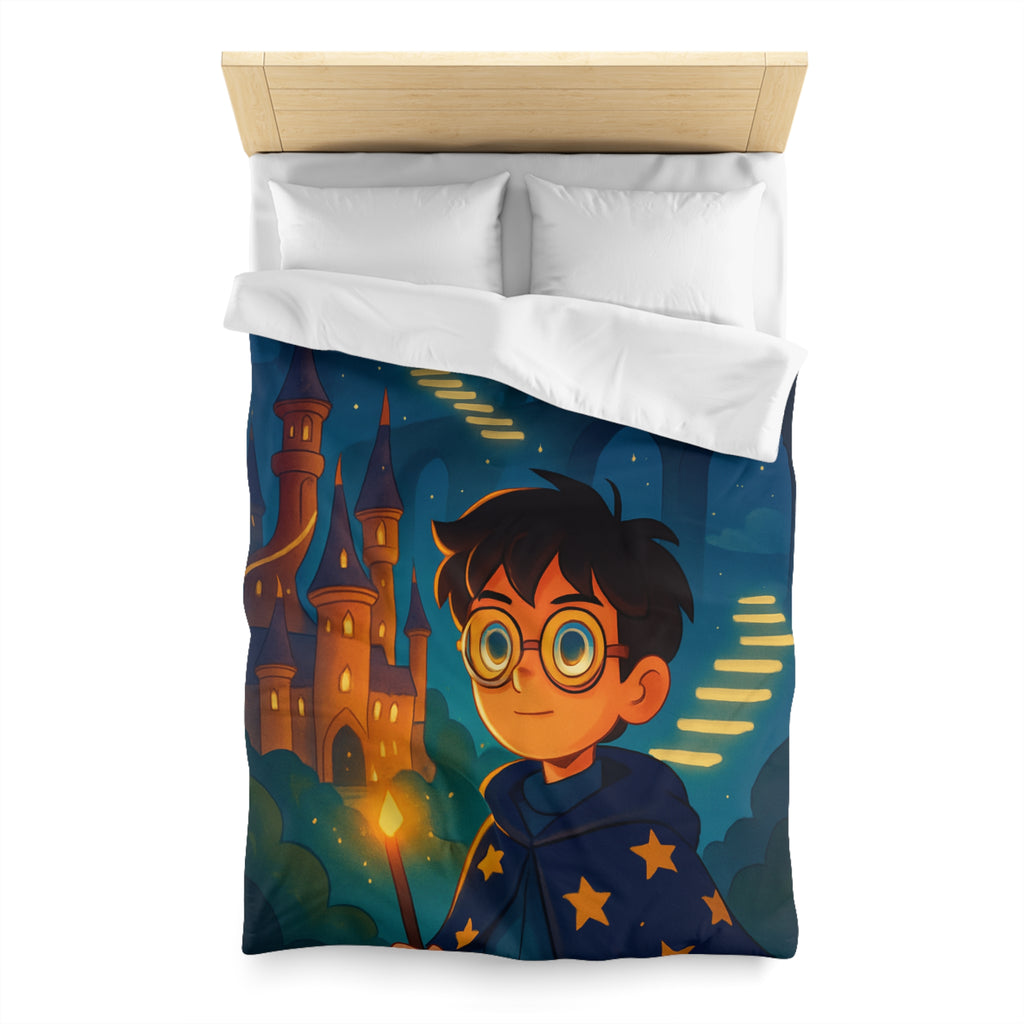 Housse de Couette Microfibre Motif Créatif Original Style Contemporain Chambre Élégante