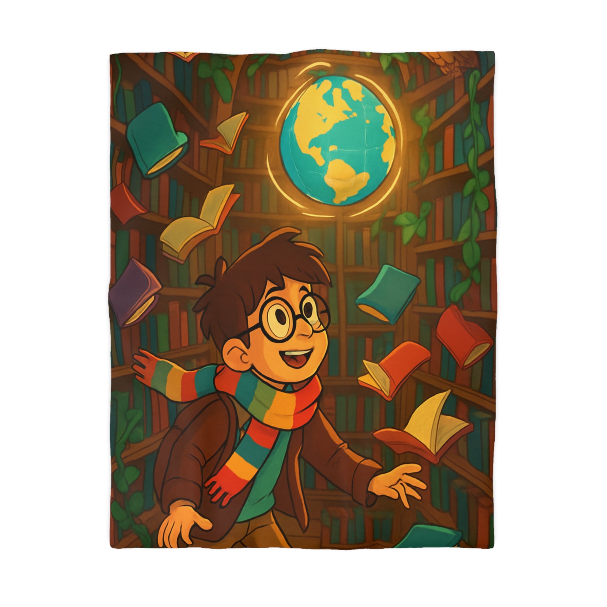 Housse de Couette Microfibre Motif Créatif Original Style Contemporain Chambre Élégante