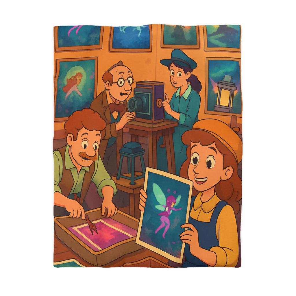 Housse de Couette Microfibre Art Graphique Contemporain Style Décoratif Chambre Tendance