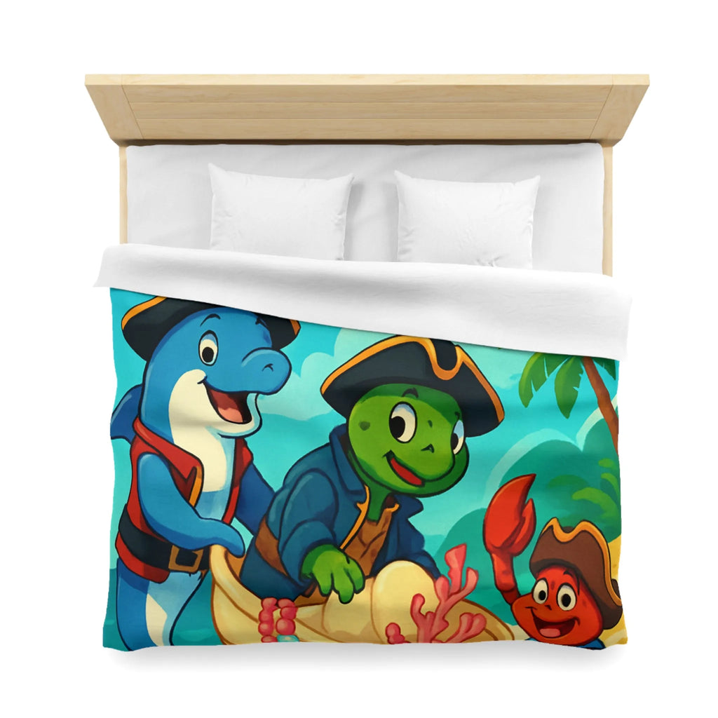 Ensemble pirate océanique pour chambre enfant avec animaux marins en costumes colorés
