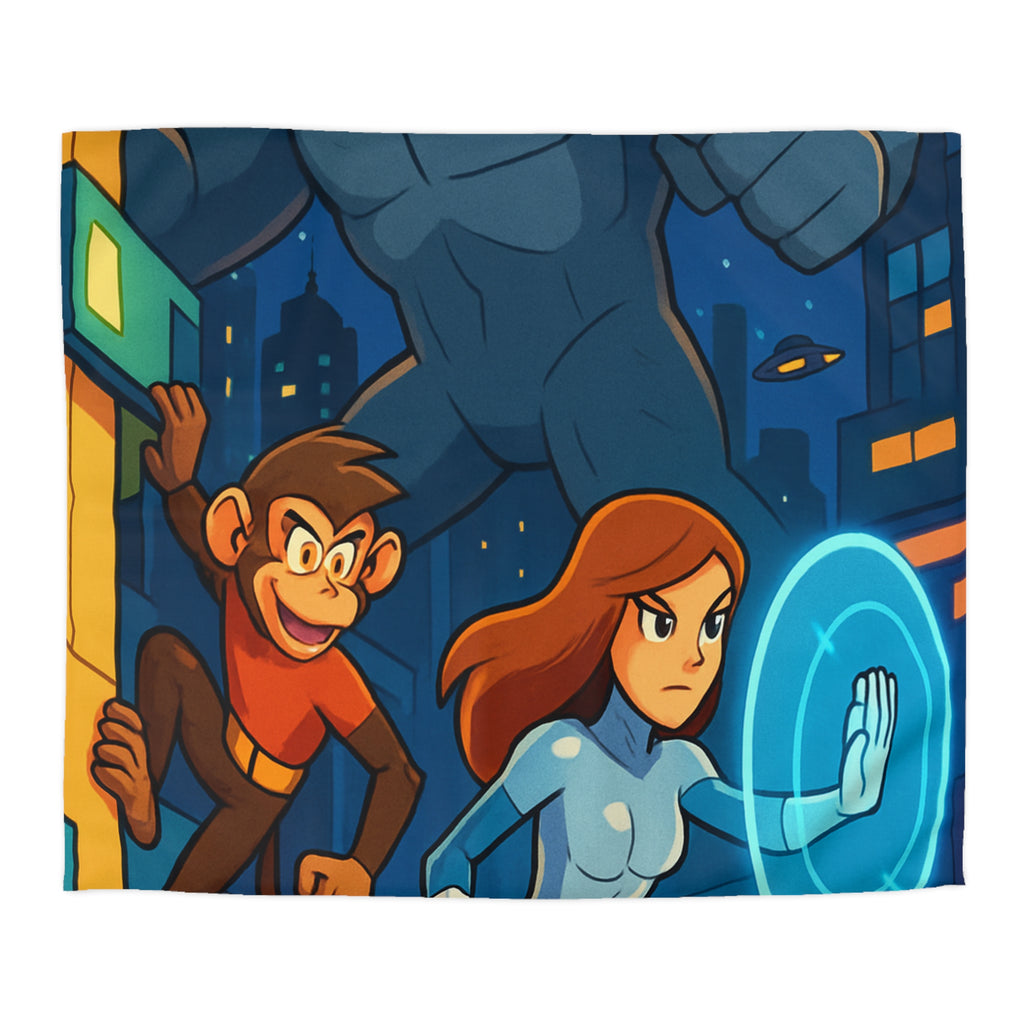 Housse de Couette Microfibre Création Artistique Moderne Design Exclusif Décoration Chambre