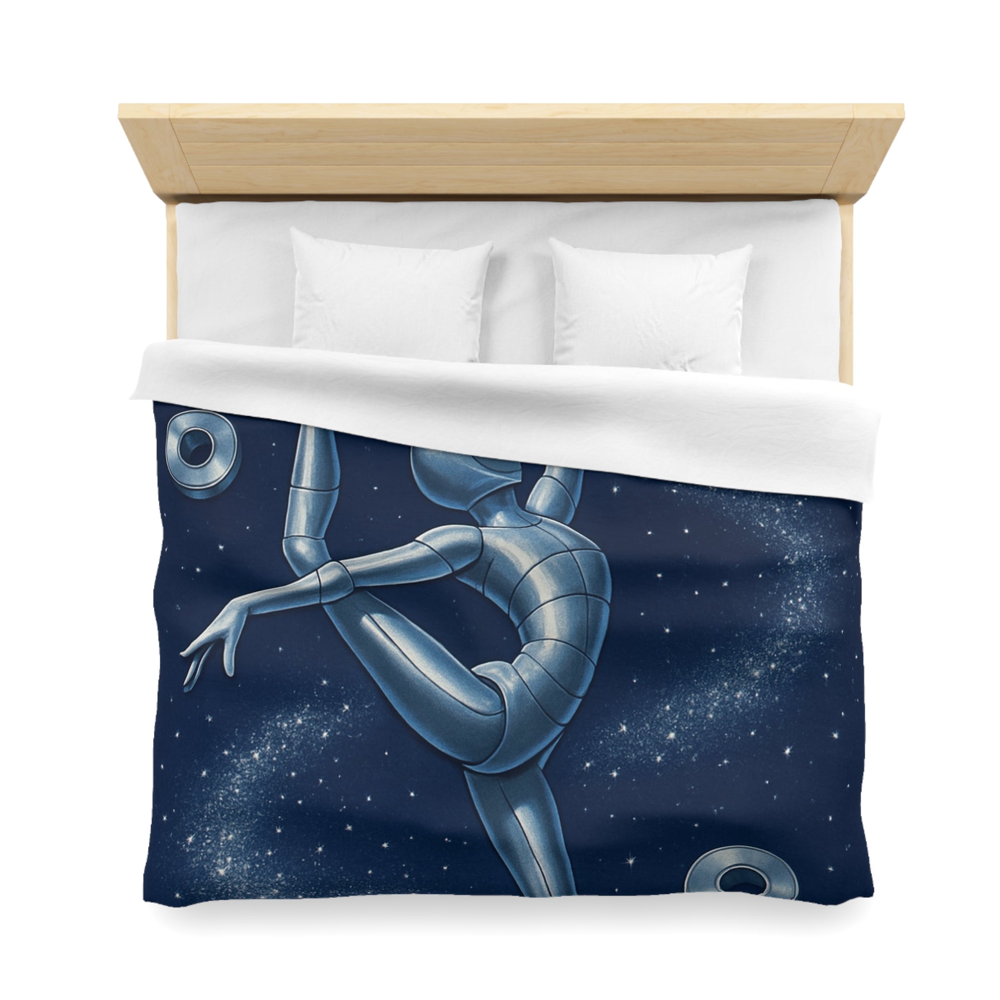 Housse de Couette Microfibre Illustration Unique Design Moderne Décoration Intérieure Raffinée