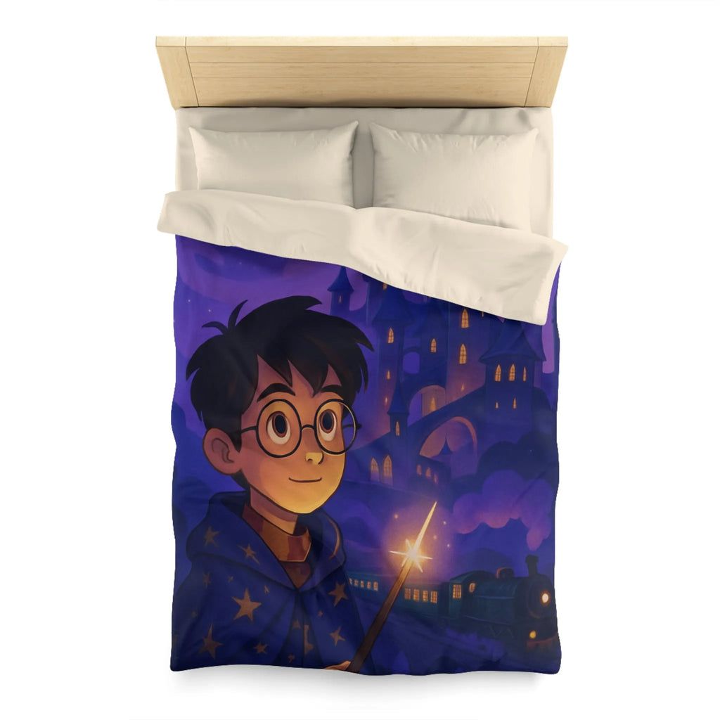 Housse de Couette Microfibre Art Graphique Contemporain Style Décoratif Chambre Tendance