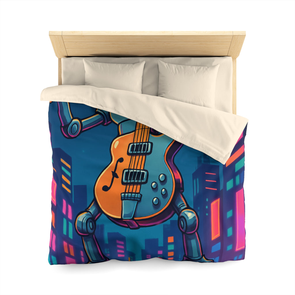 Housse de Couette Microfibre Design Artistique Moderne Décoration Chambre Confort Premium