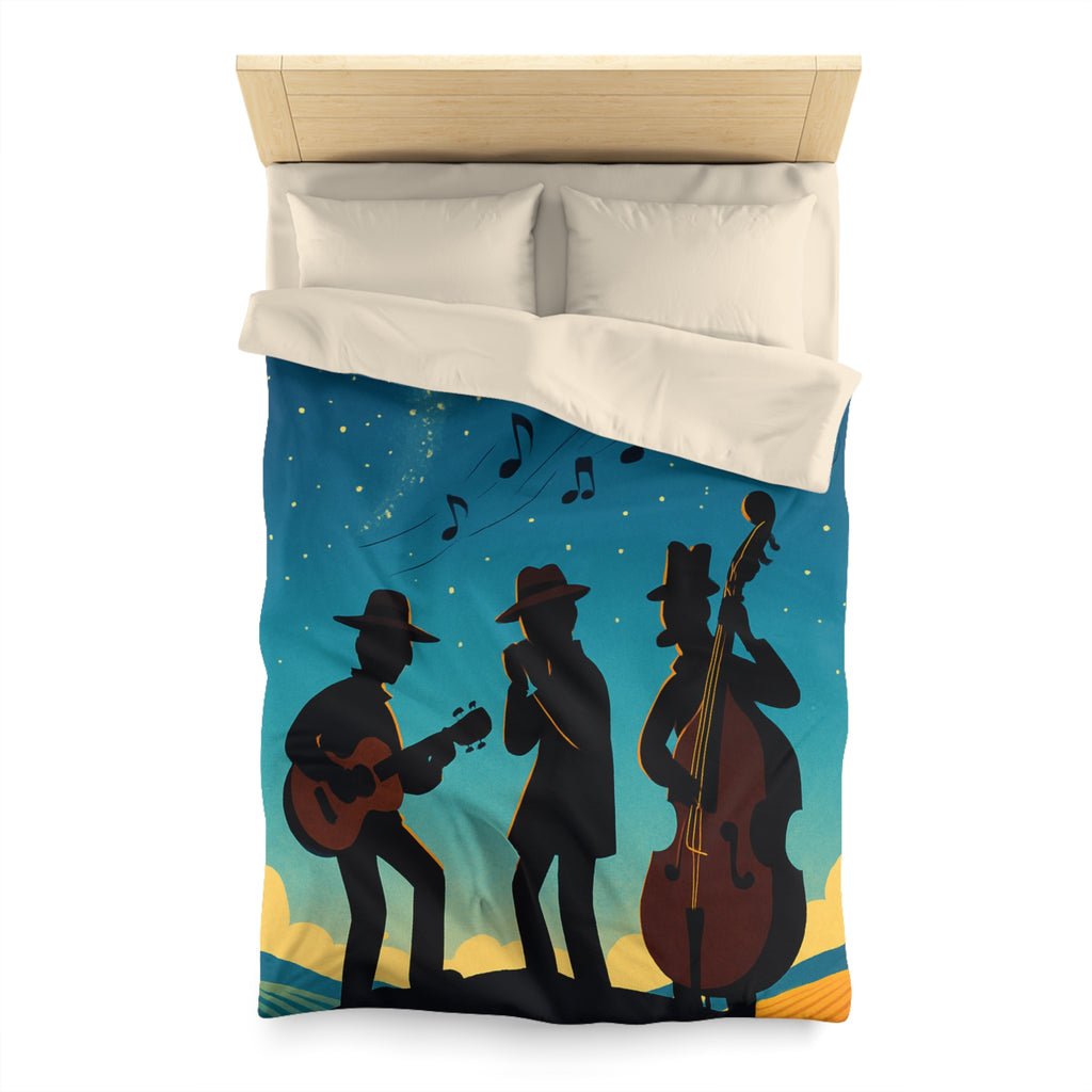 Housse de Couette Microfibre Design Artistique Moderne Décoration Chambre Confort Premium