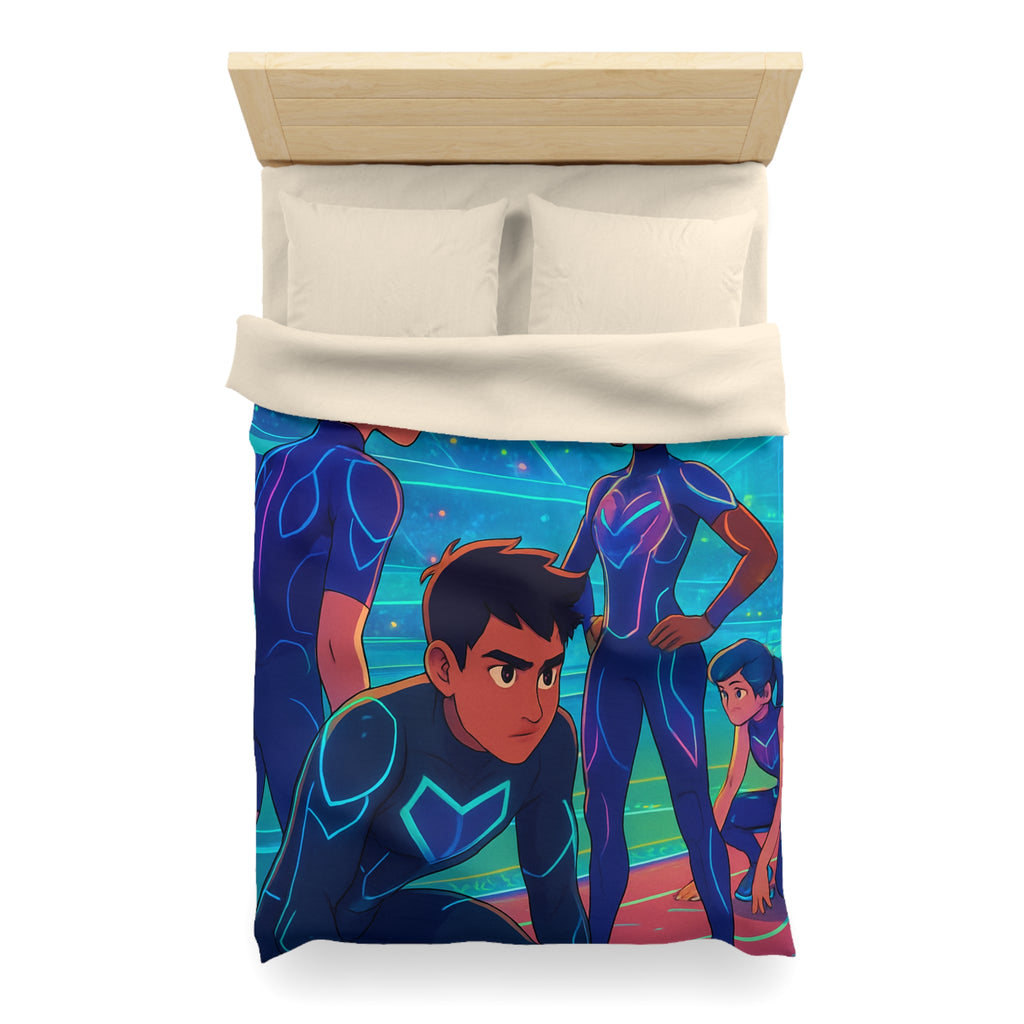 Housse de Couette Microfibre Création Artistique Moderne Design Exclusif Décoration Chambre