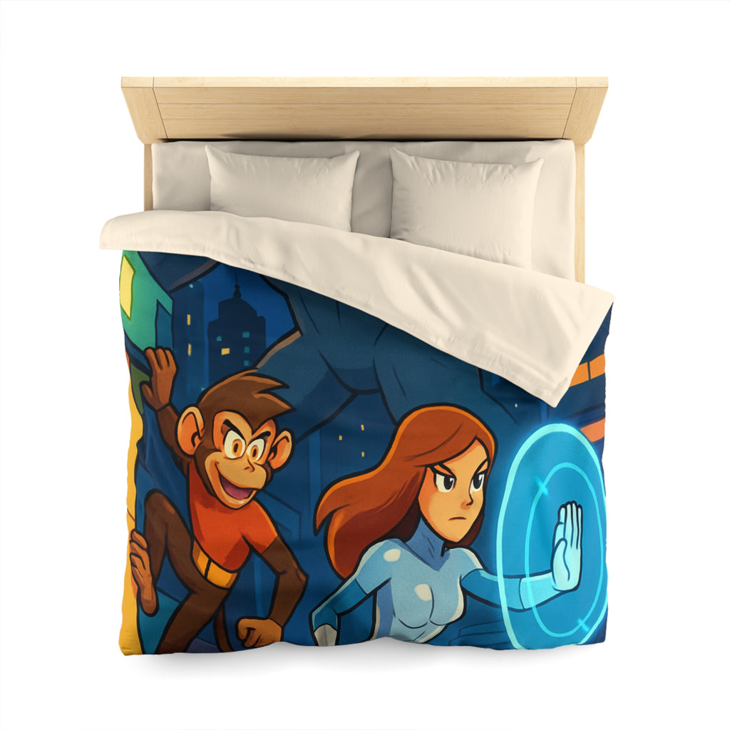 Housse de Couette Microfibre Création Artistique Moderne Design Exclusif Décoration Chambre