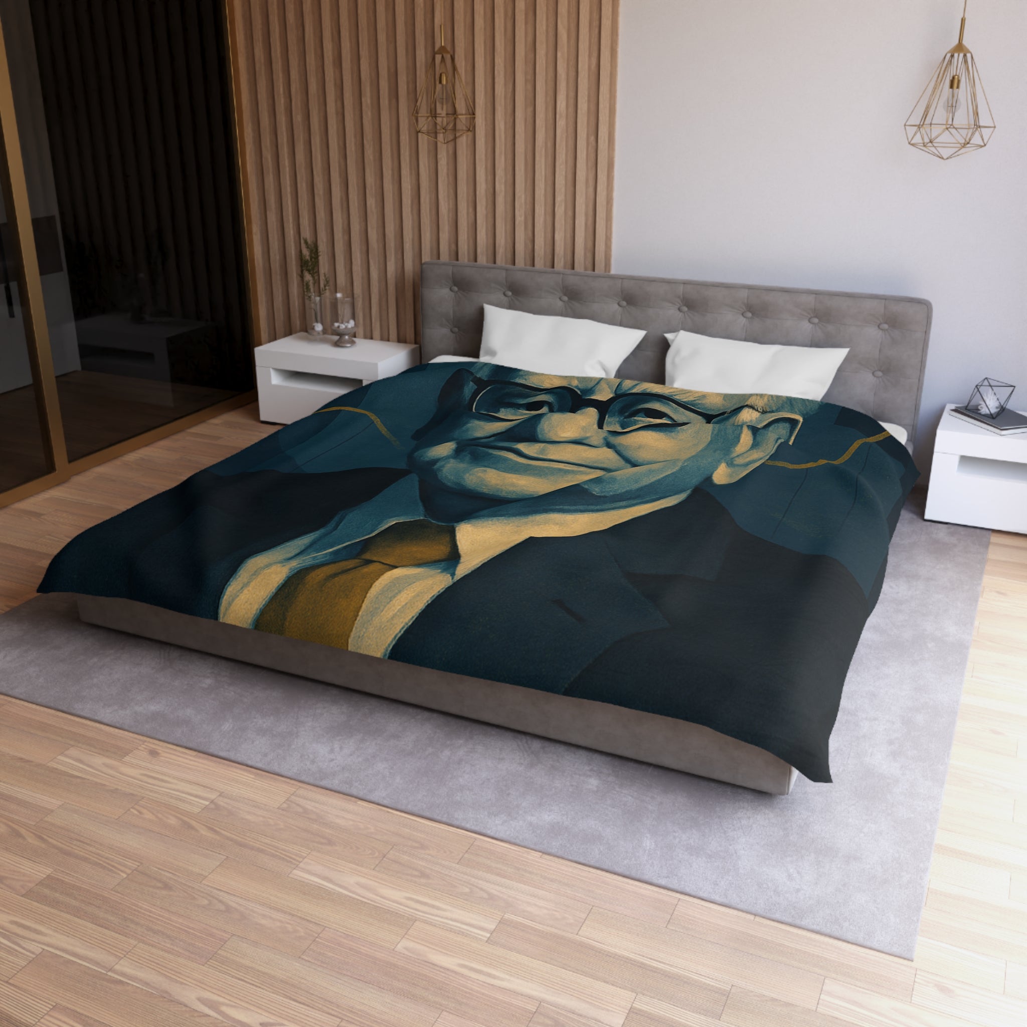 Housse de Couette Microfibre Création Artistique Moderne Design Exclusif Décoration Chambre