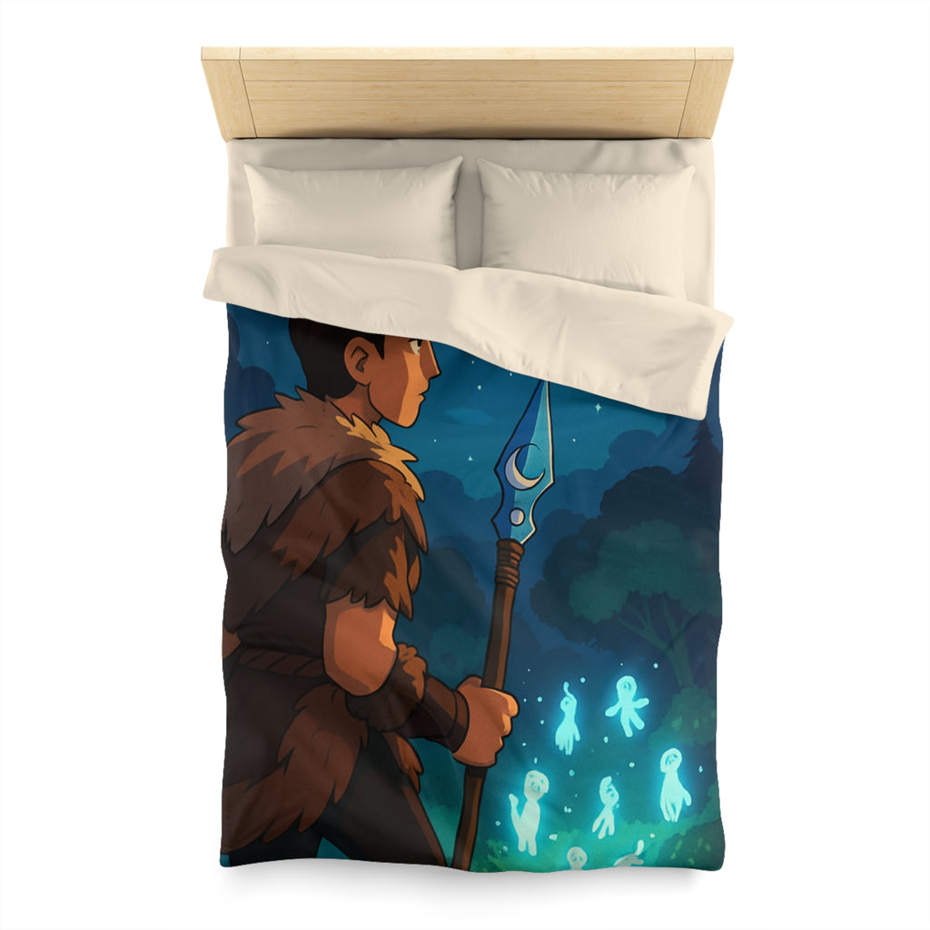 Housse de Couette Microfibre Design Artistique Moderne Décoration Chambre Confort Premium